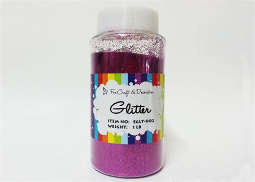 1 LB Fuchsia Glitter Powder