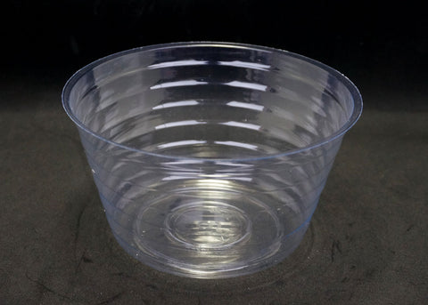 3.25 Inch Deep 6 Inch Diameter Clear Plastic Liner (10 Pieces)