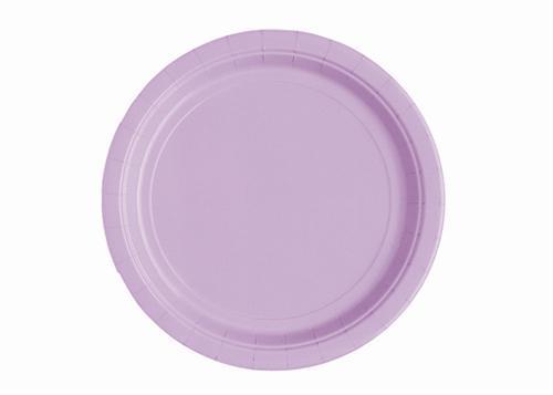 7" Lavender Paper Plates(20 Pieces)