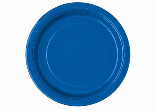 7" Royal Blue Paper Plates(20 Pieces)