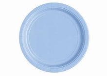  9" Baby Blue Paper Plates(16 Pieces)