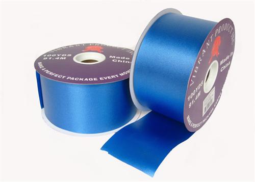 #40 Royal Blue Flora Satin Ribbon 2.75