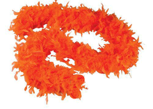  6' Feather Boa Orange