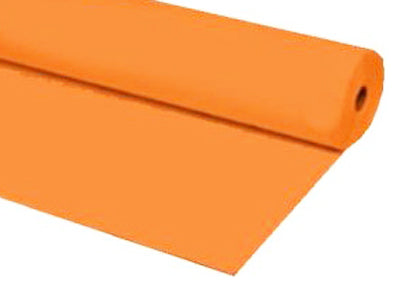 Orange Plastic Table Cover 40 x 100 ft