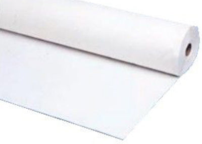 White Plastic Table Cover 40 x 100 ft