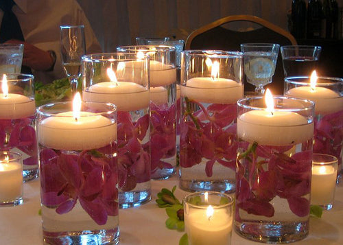 Floating Candle (12 Pieces) White