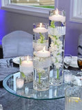 Crystal Cylinder Vase 4" x 12"