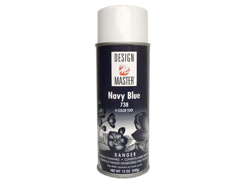 Design  Master Navy Blue Floral Spray (12 oz)