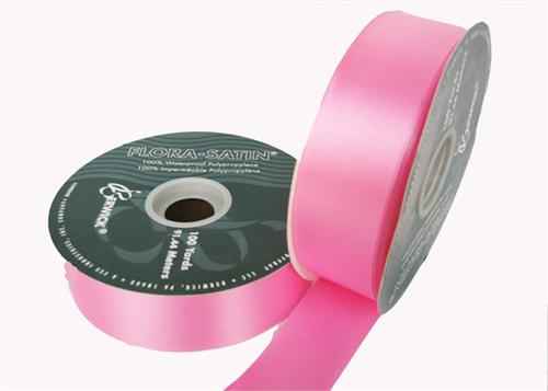 #9 Azalea Flora Satin Ribbon 1- 7/16" X 100 Yards (1 Roll)