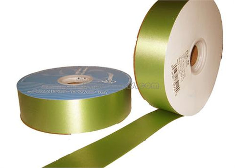 #9 Leaf Flora Satin Ribbon 1- 7/16