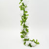 Artificial Hydrangea Flower Garland 6 Feet White