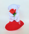 11" Bears Kissing on Heart Valentines Plush with Music