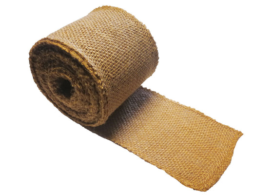 Burlap Ribbon Roll Natural Jute Fabric 4 Inches x 10 Yards