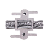 Elastic Silver Wrist Corsage with Metal Band (20 Pieces)