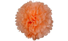  16'' Puff Tissue Paper Balls - Coral 1 Piece