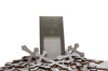 Cross Design Metal Place Card or Photo Frame Sliver (12 Pieces)