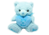 Baby Shower Teddy Bear Plush (1 piece)Blue