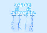 Giant Blue Overall Baby-Shower Foam Banner - 1 piece