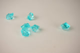 Acrylic Ice Crystal Rocks Vase Filler 23 X 18 MM Aqua Tiffany Blue(1 LB/Bag)