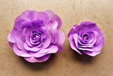 12" & 16" Foam Backdrop Flowers for Beautiful Room Wall Decoration Lavender (2 Pieces)