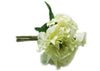 Rose & Hydrangea Silk Flower Wedding Bouquet Cream