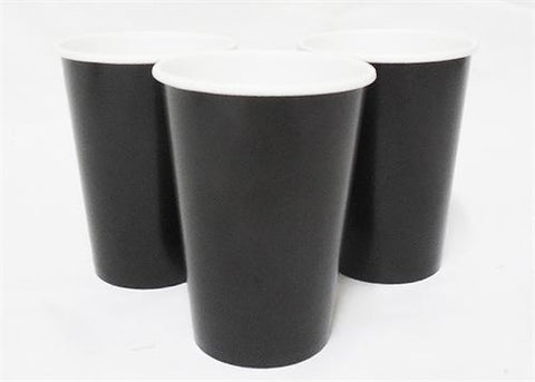 12 oz. Midnight Black Paper Cup (10 Pieces)