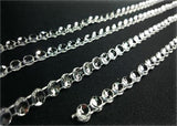 6mm Crystal Diamante Effect Banding 10 Yards
