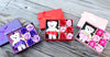 12 Boxes Rose Soap Flower With Bear Doll Valentine Day Gifts Red Pink Purple Mix