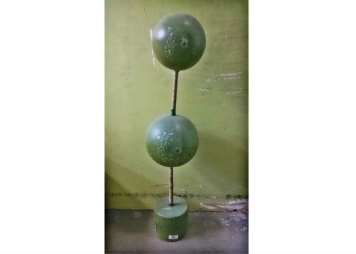 50" (4 feet 3) H 9" Top Ball 11" Middle Ball Giant Topiary Foam