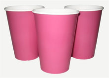  12 oz. Hot Pink Paper Cup (10 Pieces)