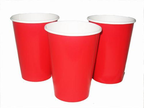 12 oz. Ruby Red Paper Cup (10 Pieces)