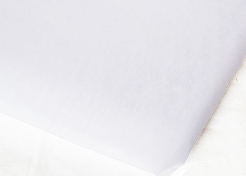 White Sheer Organza Sheet With Sewn Edge 58 x 10 yards