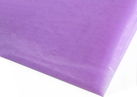 Lavender Sheer Organza Sheet With Sewn Edge 58 x 10 yards