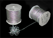  Silver Iridescent 4MM Pull Bow Ribbon 100 Yard