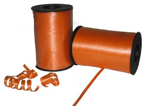 Orange Curly Ribbon 5mm X 500 Yards (1 Roll)
