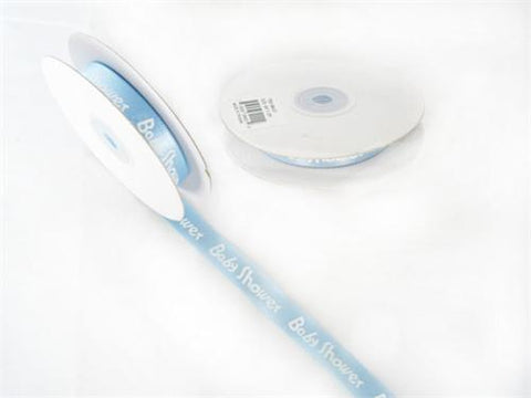 5/8" Blue Satin Baby Shower Ribbon(25 Yards)
