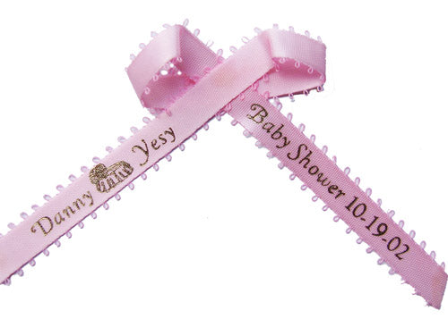 Picot Edge Personalized Ribbon