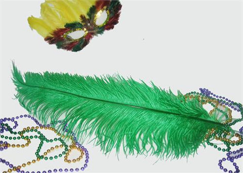 18 - 24 Inches Ostrich Dyed Emerald Feather (1 Piece)