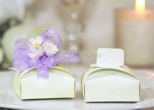 Small Square Favor Box With Tab Top Ivory (12 pieces) – Jenly Wholesale Inc