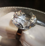 diamond ring napkin holder