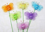 Nylon Bumble Bee Decoration With Stick (24 assorted pieces)