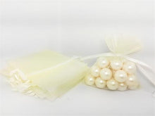  3 X 4 Ivory Organza Bags (24 Pieces)