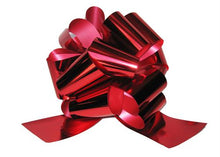  Large Metallic Red Pull Bow (10 Pieces)