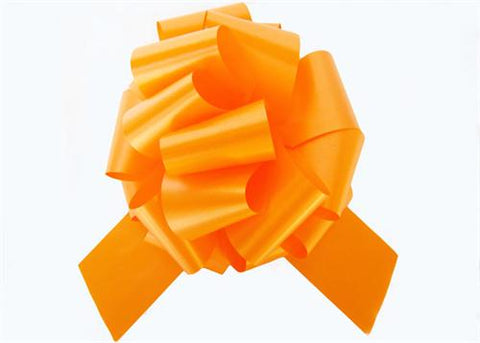 Large Orange Pull Bow (10 Pieces)