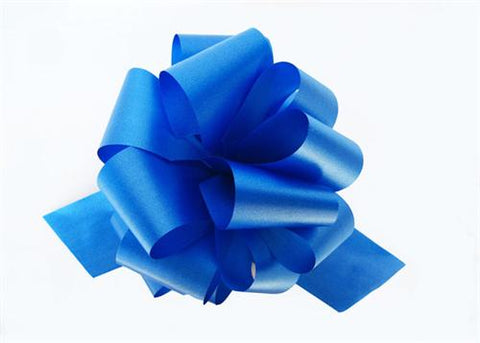 Large Royal Blue Pull bow (10 Piece)
