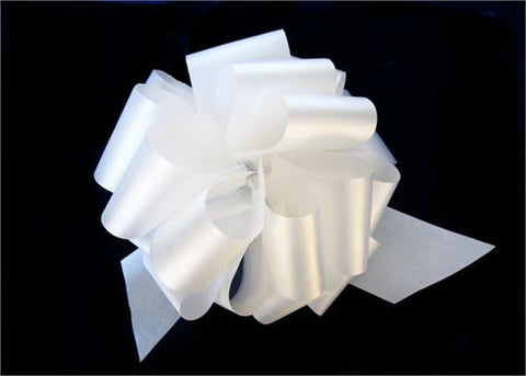 Large White Pull Bow (10 Pieces)