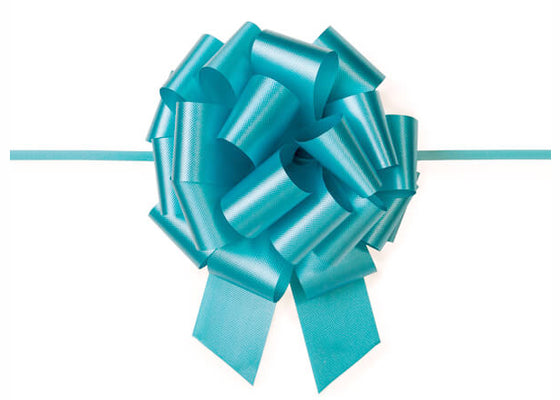Large Turquoise Pull Bow (10 Pieces)