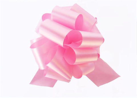 Large Hot Pink Pull Bow (10 Pieces)