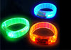 LED Bangle Bracelets - Assorted RGB Colors (12 pcs)