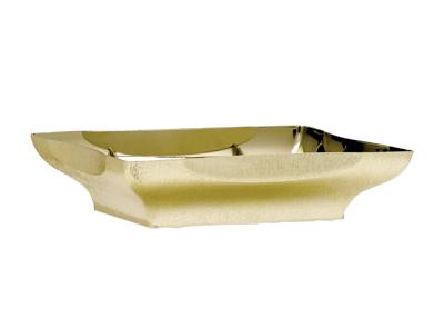 Metallic Gold Plastic Centerpiece Tray (1 Piece)
